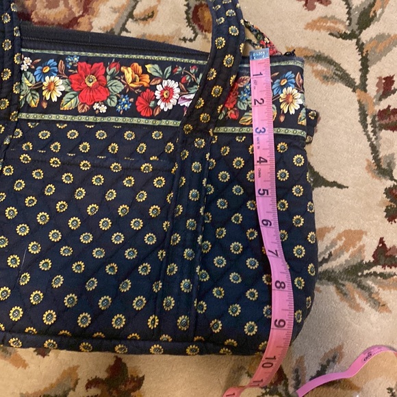 Vintage Vera Bradley black floral sunflower 🌻 purse - Picture 10 of 11